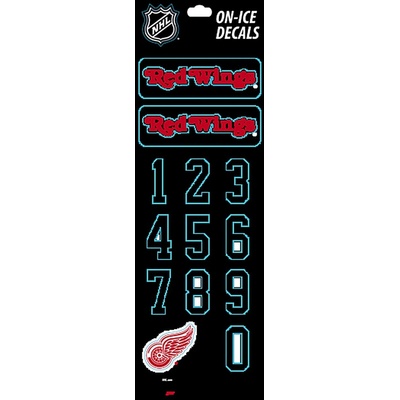 Sportstape ALL IN ONE HELMET DECALS - DETROIT REDWINGS - DARK HELMET