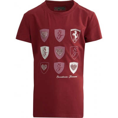 dětské triko Ferrrari Jersey & Georgette Long Bordeaux