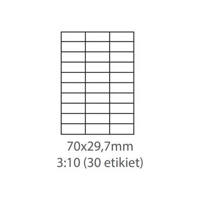 Ecodata biele 30ks/A4 100 listov ECO-07002900