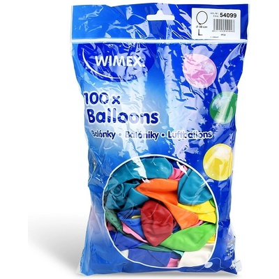 Wimex nafukovací balónek průměr 30 cm, barevný mix