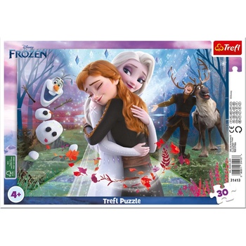 Trefl Пъзел в рамка Trefl от 30 части - Замръзналото кралство 2 (31413)