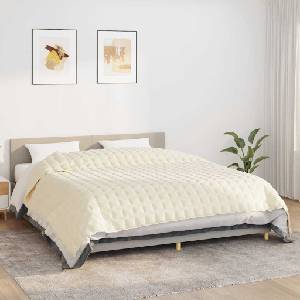 Pure Line Home Тежко одеяло светлокремаво 235x290 см 11 кг - zalegloto - 171,92 лв