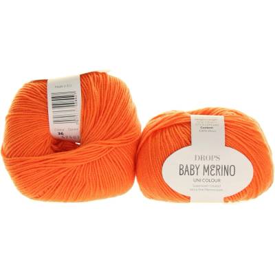 Drops Baby Merino 36 oranžová