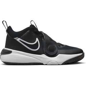 Nike Детски баскетболни кецове Nike Hustle D11 Junior Boys Basketball Trainers - Black/White