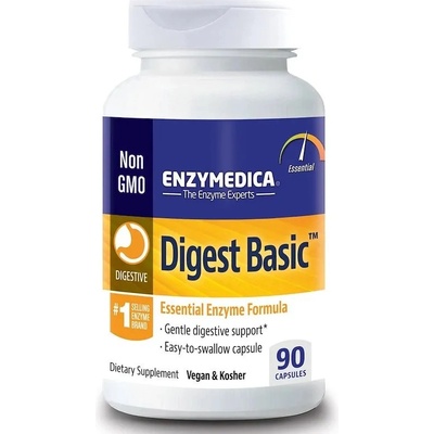 Enzymedica Digest Basic + probiotiká tráviace enzýmy s probiotikami 90 kapsúl