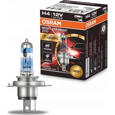 Osram Night Breaker Laser H4 P43T 12V 60/55W 64193NB200