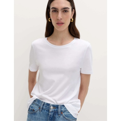 Marks & Spencer Тениска от чист памук Marks & Spencer бяла Marks & Spencer | Byal | ЖЕНИ | 18