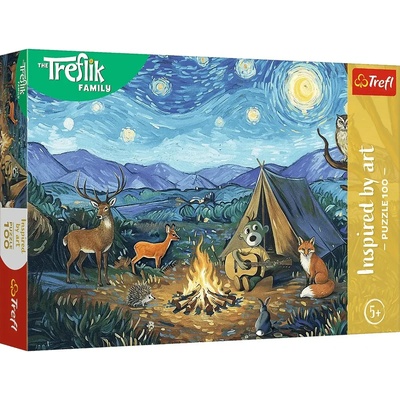 Trefl - Puzzle Treflik family: By the fire - 100 piese