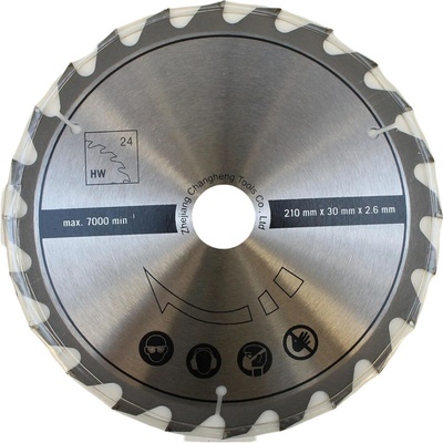 Scheppach TCT řezný kotouč pr. 210/30, 24 zubů