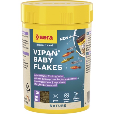 Sera Vipan Baby Flakes Nature 56 g