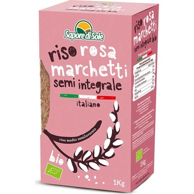 Sapore di Sole Riso Rosa Bio polocelozrnná rýže 1 kg