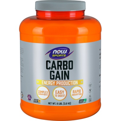 NOW NOW Carbo Gain, 3, 6 kg