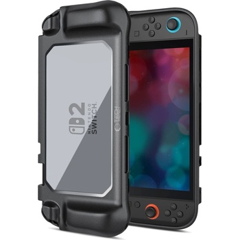 Tech-Protect Твърд кейс за Nintendo Switch 2 от Tech-Protect MagMat - Matte Black (5906302368426)