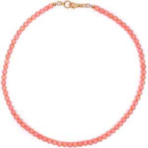 Dannyra Нежно колие от малки розови коралчета Dannyra Jewels