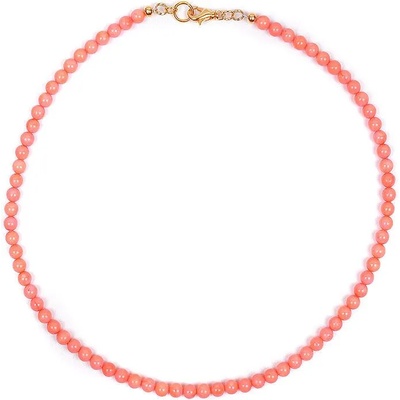 Dannyra Нежно колие от малки розови коралчета Dannyra Jewels