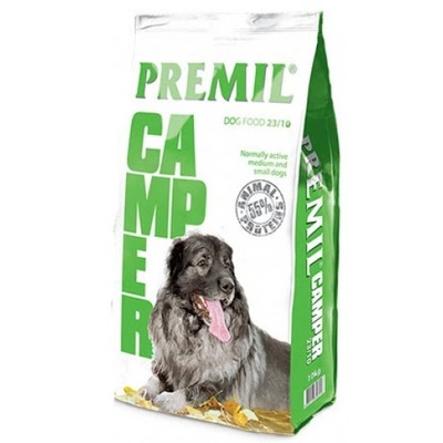 PREMIL Premium Economy CAMPER - за пораснали кучета от малки и средни породи, пилешко, свинско и говеждо месо - 10 кг - Сърбия