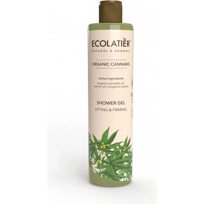 ECOLATIER ORGANIC CANNABIS Liftingový a spevňujúci sprchový gél 350 ml