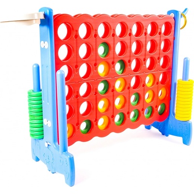 Connect LOGICKÁ HRA 4 v řadě Rodinná týmová hra 4 Big Size XXXL 3v1
