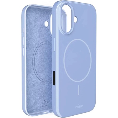 PURO Поликарбонатен защитен калъф Puro Pulse iPhone 17 - син (PUIPC1763PULSEBLUE)