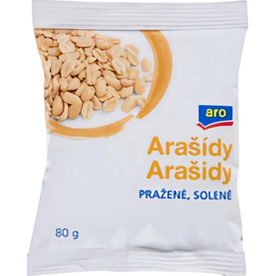 Aro Arašídy pražené solené 80 g