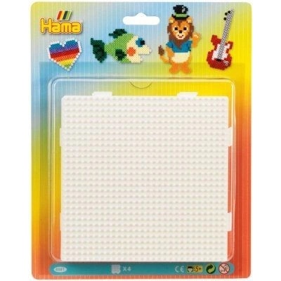 Lowlands Podložka na zažehlovací korálky Hama - napojovací čtverec 4ks – Zbozi.Blesk.cz