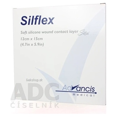 Silflex krytie na rany nepriľnavé 12 x 15 cm 10 ks