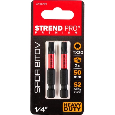 Bit Strend Pro Premium Torx, T 30, bal. 2 ks