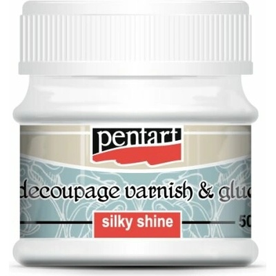 Pentart Lepidlo lak na decoupage 50 ml HEDVÁBNÝ LESK – Zboží Dáma