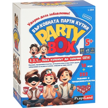 Play Land Настолна игра Playland - Party Box - Детска