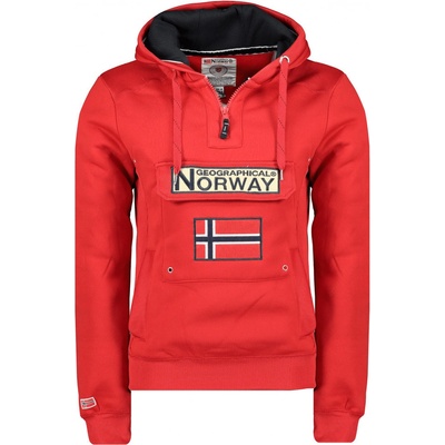 GEOgraphicAL NORWAY mikina GYMCLASS červená – Zboží Mobilmania