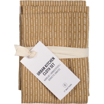 The Organic Company Малки кухненски кърпи Urban 18 x 35 см каки 3 бр (1164-216)