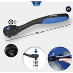 KS TOOLS Тресчотка на база 1/4, 72 зъба финни, brilliant tools, bt020900