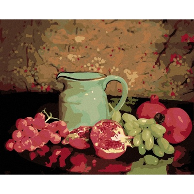 Zuty Malování Podle Čísel Zátiší S Ovocem 80 x 100 Cm Plátno 8596530093428