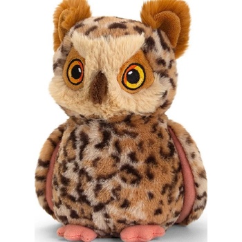 Keel Toys Екологична плюшена играчка Keel Toys Keeleco - Бухал, 19 cm (SE6425)