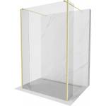 Mexen Kioto Самостоятелна душ кабина 100 x 30 x 30 см, прозрачна, четкана златна - 800-100-030-222-55-00-030 (800-100-030-222-55-00-030)