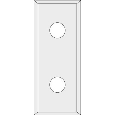 Igm N012 žiletka tvrdokovová Z4 39,5x12x1,5 mm lamino MDF N012-39515
