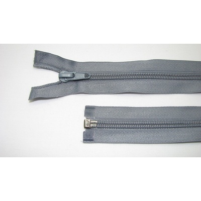 Zips špirála deliteľný 5mm - dĺžka 30cm,farba tmavo šedá