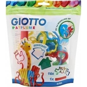 GIOTTO Set of molds for plasticine 16pcs + rollers