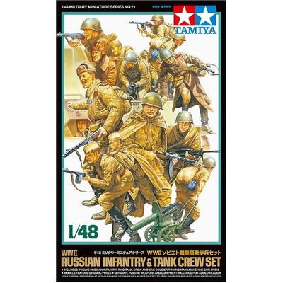 Tamiya Russian Infantry & Tank Crew WWII 1:48