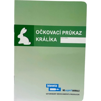 Bioveta Očkovací průkaz pro králíky – Sleviste.cz