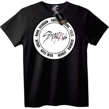 NOONEBRAND Тениска с Лого на Stray Kids - 2XL, Black