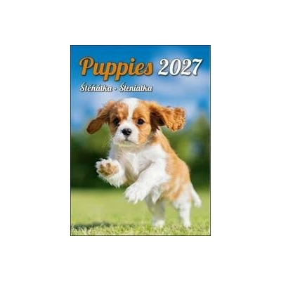 Štěňátka nástěnný autor neuvedený 2027