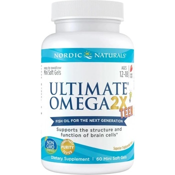 Nordic Naturals Ultimate Omega 2X TEEN [60 Гел капсули] Ягода