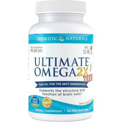 Nordic Naturals Ultimate Omega 2X TEEN [60 Гел капсули] Ягода