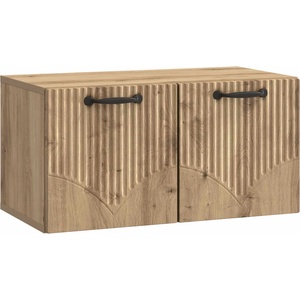 vidaXL Стенно монтиран ТВ шкаф 59, 5 x 31 x 30 см Дъб артизан (899054)
