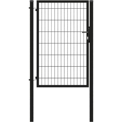 EKOfence Bránka 1kr. 2D BOX ZnPVC 1000x1500mm RAL 9005 čierna matná 14063