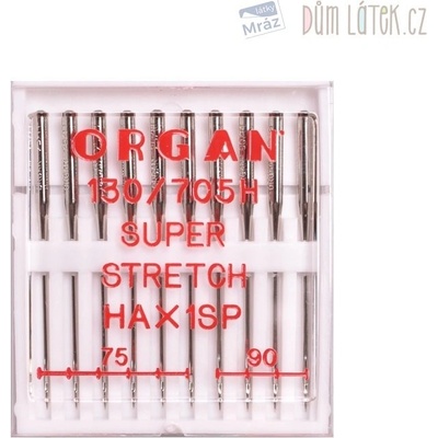 Strojové ihly na elastické materiály 130 / 705H, sada