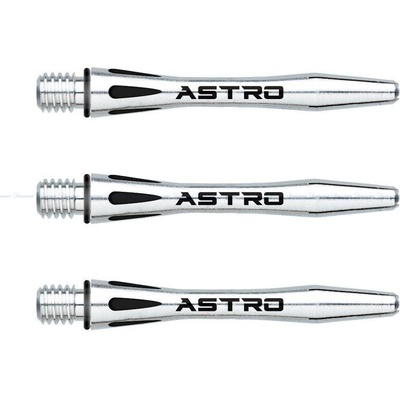 Winmau Astro hliník stříbrné krátké