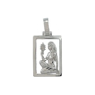 Infinitysilver Stříbrný přívěsek znamení panna v rámečku 441105 panna