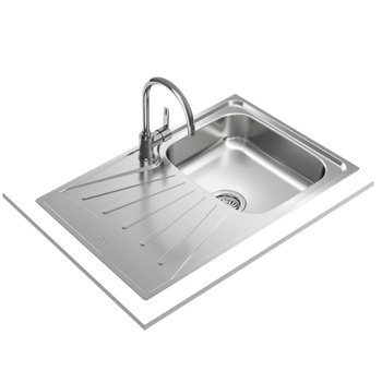 Teka Мивка Teka Starbright 45 E-XM 1B 1D МИКРОЛЕН, Обръщаема, За шкаф със светъл отвор, 45 см, Инокс (115120039)